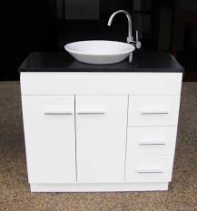 Our bathroom vanity units let you organise with style! Euro Wp900sdr 900mm Polyurethane Vanity With Stone Top And Round Drop In Basin Sydney Bathroom Supply