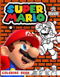 Printable super mario bros coloring pages. Super Mario Coloring Book Super Mario Bros Coloring Books For Adult Activity Book Series Harvey Darius Amazon De Bucher