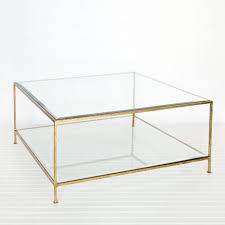 Worlds Away Homepage Coffee Table Coffee Table Square Gold Coffee Table