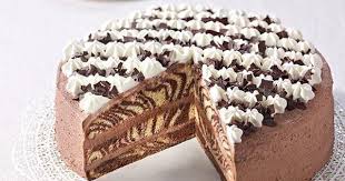 Gefullte Zebra Torte Rezept Dr Oetker