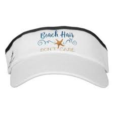 Beach Hair Don T Care Visor Zazzle Com Visor Hats Visor Sun Visor Hat