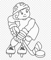 Hours of fun await you by coloring a free drawing sport hockey. Playing Hockey Colouring Pages Hd Png Download Vhv