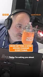 Wynne with a brilliant "getting the wrong word" story!