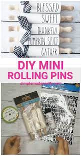 Diy Mini Rolling Pins Mini Rolling Pins Rae Dunn Mini Rolling Pin Decor Video Dollar Tree Diy Crafts Diy Dollar Tree Decor Rolling Pin Crafts
