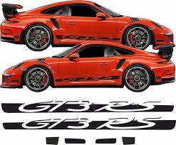 Porsche works driver brendon hartley takes the new 911 gt3 rs to its limits. Zen Graphics Porsche 991 Gt3 Rs Side Stripes Stickers
