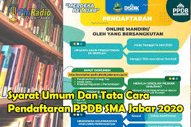 Sedangkan jalur kejuaraan dibuka pada tahap i. Syarat Umum Dan Tata Cara Pendaftaran Ppdb Sma Jabar 2020