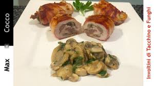 Fateli rosolare su entranbi le parti. Involtini Di Tacchino Ripieni Di Funghi E Formaggio Involtini Di Carne Youtube