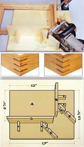 Biscuit Joiner Spline Jig Joinery Tips Jigs And Techniques Woodarchivist Com Woodworking Finishes Woodworking Bench Woodworking Joints