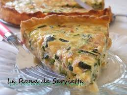 Quiche Courgettes Chevre Lardons Le Rond De Serviette Quiche Courgette Chevre Recettes De Cuisine Recette