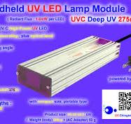 UVC deep UV LED ultraviolet light Handheld module/lamp ...