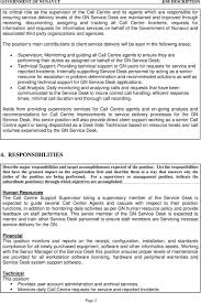The help desk job description applies to the generic help desk and service desk job function and can easily be revised to suit your specific needs. Position No Job Title Supervisor S Position Call Centre Support Supervisor Manager Gn Service Desk Pdf Free Download