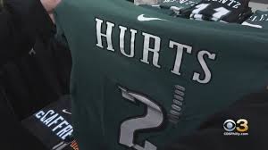Add authentic jalen hurts memorabilia to your collection and check back for new arrivals. Carson Wentz Or Jalen Hurts Eagles Fans Weigh In On Quarterback Controversy Youtube