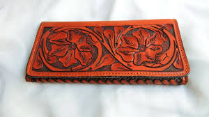 Adam Alexis Flowers Brown Leather Clutch Travel Wallet | eBay