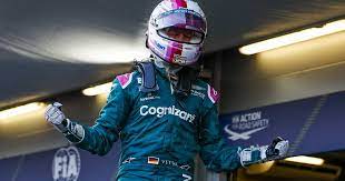 Holt er seinen dritten sieg im vierten rennen? Sebastian Vettel Over The Moon With First Aston Martin Podium In Baku Planetf1