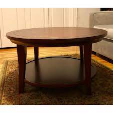 Beautiful pb metropolitan coffee table. Pottery Barn Metropolitan Round Coffee Table Aptdeco