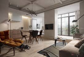 3d illustration of small apartments in pastel colors. Modern Youthful 4 Small Apartments With Fierce Style Modern Apartment Living Room Small Apartment Interior Apartment Living Room