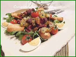 Salade Aux Gesiers Confits Et Pommes De Terre Recette Ptitchef Recette Gesiers Confits Gesier Salade Gesiers