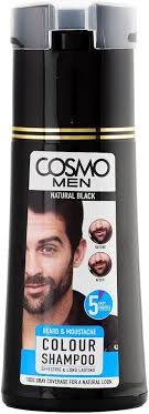 CD COSMO DESIGNS Black Beard Colour Natural Shampoo For Unisex