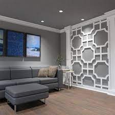Ekena Millwork Large Bradley Fretwork 40 7 8 In X 23 3 8 In Smooth White Wall Panel Lowes Com White Wall Paneling Modern Wall Paneling Decorative Wall Panels