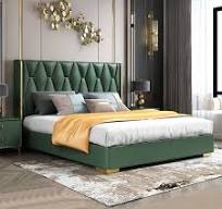 Luxury Leather Storage Double Bed - High Quality Bedroom ...