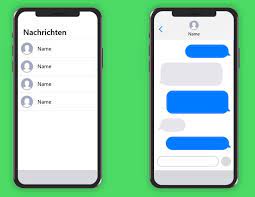 PowerPoint-Vorlage: Smartphone-Grafiken für Chat-Szenario - Articulate