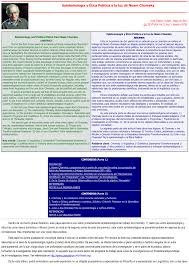Pdf Epistemologia Y Etica Politica A La Luz De Noam Chomsky Epistemology And Political Ethics From Noam Chomsky