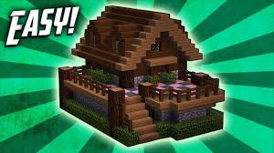 Minecraft How To Build A Survival Starter House Tutorial 8 Youtube Minecraft Starter House Minecraft Wooden House Minecraft House Tutorials