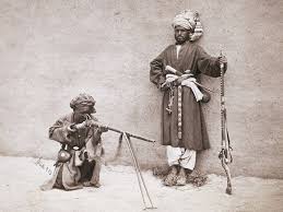 Afghan merchants, Chaman, 1889. Photo by Fred Bremner.