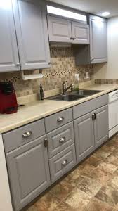A master painter offers tips on how to paint kitchen cabinets. How I Painted My Melamine Cabinets Melamine Cabinets Redo Kitchen Cabinets Beautiful Kitchen Cabinets