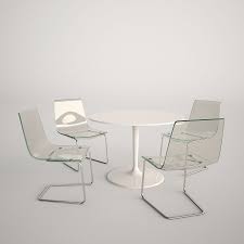 Ikea börje, stuhl, bezug lässt sich einfach auf und abziehenr bezug ist. Ikea Docksta Und Tobias Stuhl Und Tisch 3d Modell 39 Max Obj Free3d