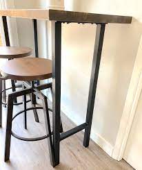 Our many varieties of metal hairpin legs do a great job of supporting all kinds of tabletops. Diy Kitchen Table With Metal Legs Welsh Design Studio