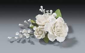 Gardenia Gum Paste Flower Spray For Weddings And Cake Etsy Gum Paste Flowers Gum Paste Flower Spray