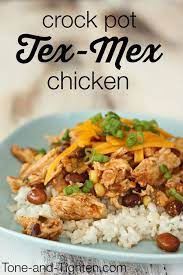 Healthy Crock Pot Tex Mex Chicken Recipe Healthy Crockpot Recipes Cooking Recipes
