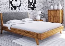 Naturholz betten in den größen 140x200cm und 160x200cm können als geräumiges einzelbett oder auch als doppelbett genutzt werden. Bett Aus Wildeiche Versandfrei Kaufen Massivmoebel24