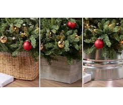 A christmas tree collar goes around a christmas tree stand so that it covers it up but is still open on the top so you can water your tree. 3 Genius Tree Collar Hacks Better Homes Gardens