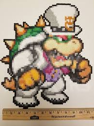 Super Mario Odyssey Perlers Free U S Shipping Etsy Perler Bead Art Diy Perler Beads Perler