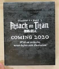 Hiroyuki sawano / kohta yamamoto character design: Attack On Titan Wiki On Twitter Attack On Titan Season 3 Part 2 Blu Ray Dvd English Release Coming 2020 Source Https T Co 2ztpvm4znk
