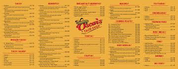 We did not find results for: Memorial Blvd Menu Oscar S Taco Shop