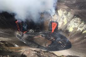 Lava Lake Forms After Kilauea Eruption In Hawaii Los Angeles Times