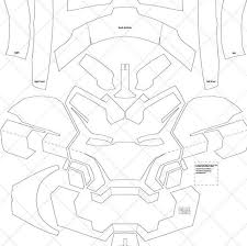 Want to make something quick and easy? Iron Man Mark 42 Helmet A4 Letter Size Pdf Template Ready Etsy