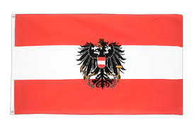 Die flagge ist mit zwei metallösen zum aufziehen am mast versehen. Osterreich Flaggen Adler National Und Bundeslander Flaggen Shop