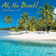 Choose the most convenient way to open the calendar: Ah The Beach 2021 Mini Wall Calendar Mini Nowhere Bookshop