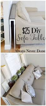 Accent your living room with a coffee, console, sofa or end table. 20 Gute Moglichkeiten Den Platz Hinter Der Couch Fur Zusatzliche Ablage Und Sichttiefe Zu Nutzen In 2020 Zuhause Diy Schmaler Couchtisch Kleiner Lebensraum