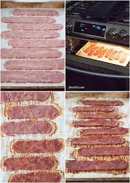 How To Make Perfect Turkey Bacon In The Oven Recipe Cooking Turkey Bacon Bacon In The Oven Baking Turkey Bacon