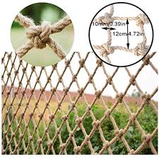 Filet De Protection Escalier Corde De Chanvre Filet De Securite Garde Corps Cloture Mesh Protection Filet Anti Chute En 2020 Cloture En Corde Aire De Jeux Garde Corps