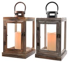 Farol Kaemingk Madera Led Ref 19521110 Leroy Merlin Linternas De Velas Accesorios De Iluminacion Iluminacion