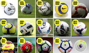 Whereas the previous premier league ball 2016 17 was dominated by green blue and purple colors the nike ordem 5 premier league soccer ball are blue red and yellow which contributes to an overall very bright look. Nike Ordem V To Be 2017 2018 Premier League Ball Daily Mail Online