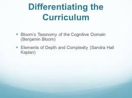 Differentiating The Curriculum Bloom S Taxonomy Of The Cognitive Domain Benjamin Bloom Elements Of Depth And Cognitive Domain Multiple Meaning Words Language