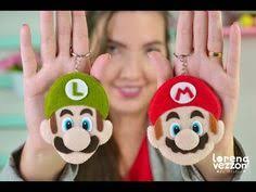 Luigi da Turma do Mário Bros em Feltro com Molde e Passo a Passo