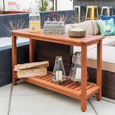 Best Choice Products 48in 2 Shelf Indoor Outdoor Multifunctional Wood Buffet Bar Storage Console Table Organizer Walmart Com In 2020 Outdoor Serving Table Outdoor Console Table Wood Console Table